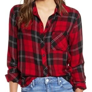 Rails Plaid Shirt in Red and Black